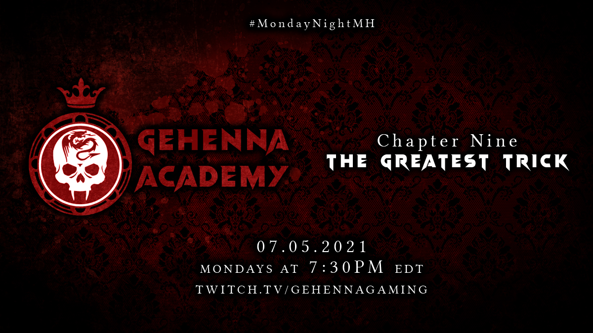 NoblemanNick's tweet photo. With the culprit revealed and the forces gathered it's time for the students of Gehenna Academy to end this nightmare once and for all. The all #BIMPOC cast returns next week. Enjoy this special teaser in the meantime.
#MondayNightMH https://t.co/JR3A8TqYYE