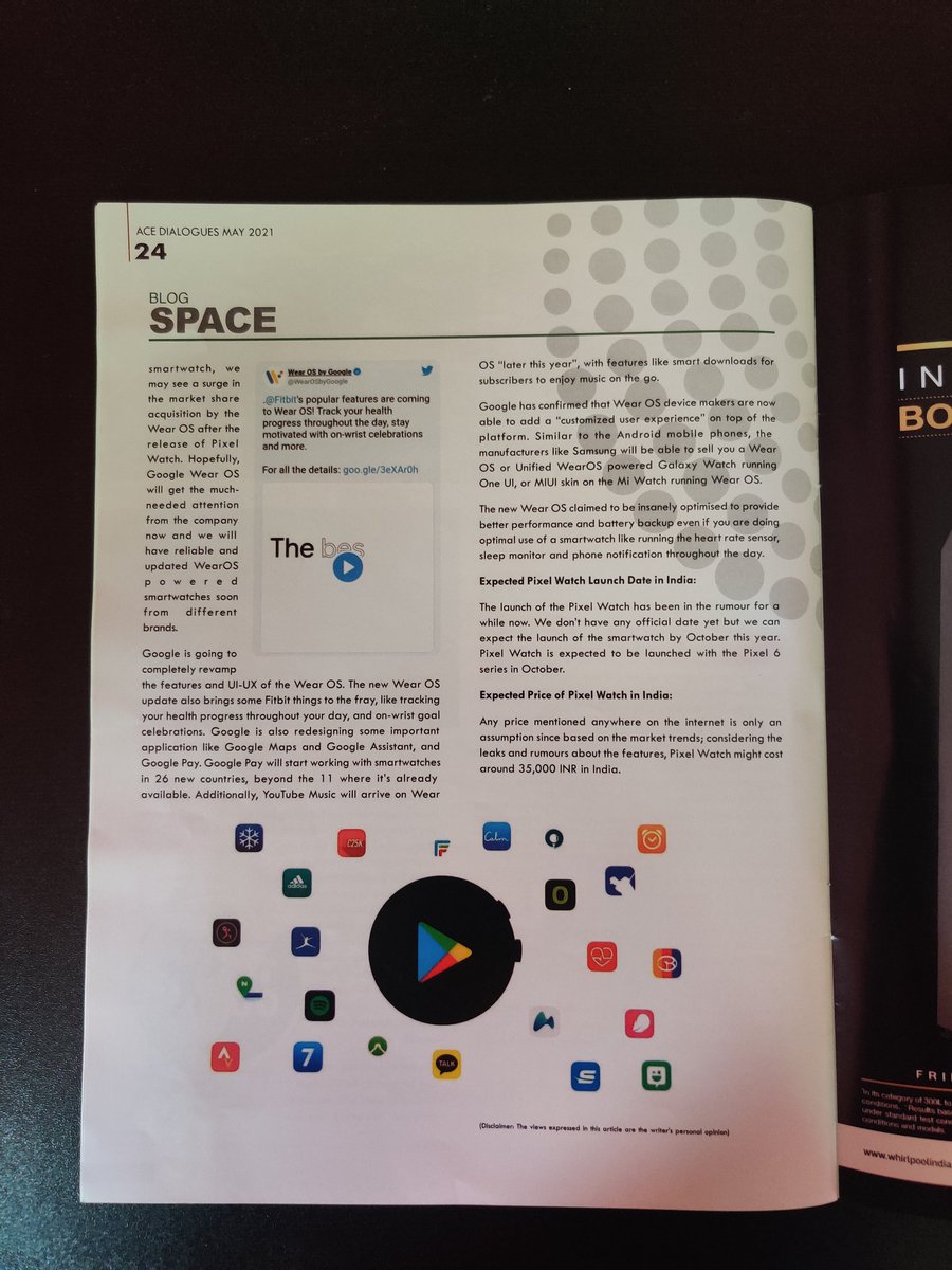 nishantkundan's tweet image. The article I had published on my blog @techinfobit has been featured on #AceDialogues offline magazine.
#TIB #techinfoBiT #TIBFeatured #Media #TechBlog #TechBlogger