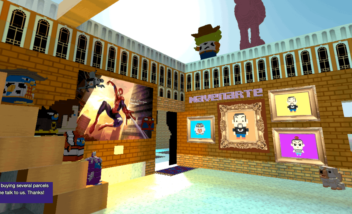 mavenarte's tweet photo. #bigboy #sneakerhead; check out #adidas #nike.. and also #carguin &amp; #yuki painting at #mavenarte gallery with #momentsq at the #tribune tower #Oakland 

#sneakerheads #nikeairmag #adidasforum #nft #nftart  #voxelart #voxel #cryptovoxels #gallery #artistsontwitter #nftcollectibles https://t.co/stQwetNtHI