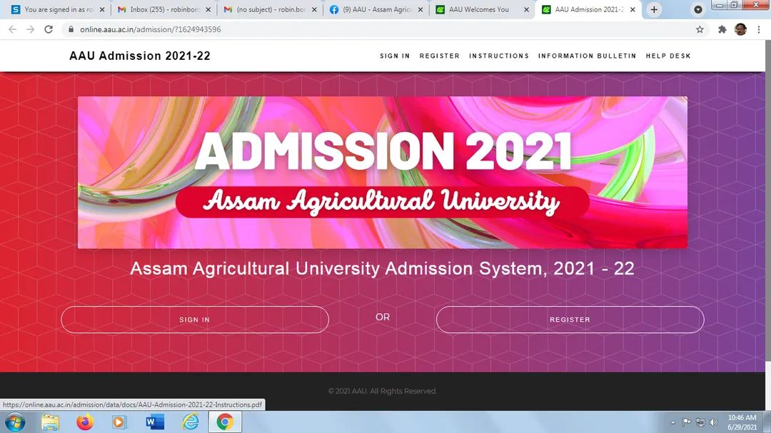 AAU_Jorhat's tweet photo. ADMISSION 2021 OPENS.....Apply for Admission into Various Degree Programmes.
The URL is https://t.co/PvSygsuBqn . Applicants are redirected from our website https://t.co/xwKTbvl3Xq or can directly go the URL. https://t.co/nvX52K3qhf