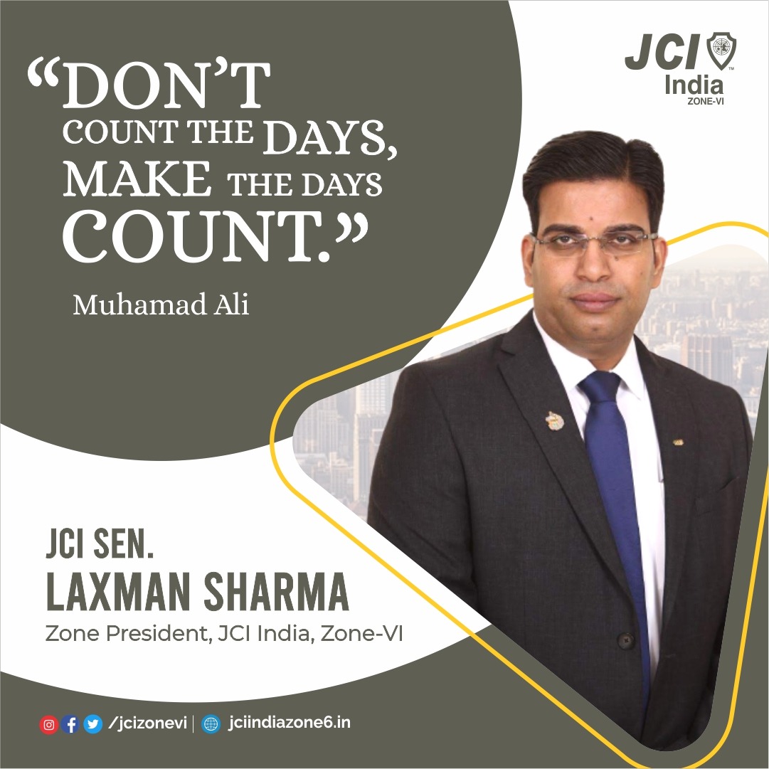 jcizonevi's tweet photo. To "make a day count" means to use it in some way that matters and is worthwhile
.
.
.
.
.
#jciindia #jciworld #jci #jciindiazonevi #yourself
#defeat #President #india #Zone #day #countrylife #someone
#lifestyle #remember #matters https://t.co/oxgALs803K