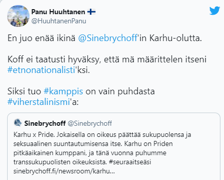Dimmu141's tweet photo. Se on nyt siinä. Karhu tehdas menee varmasti kohta kiini. https://t.co/tz9ea0bKJE