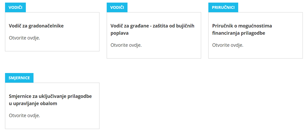On our AdriAdapt platform we have guidelines and handbooks to assist users in the preparation of the plan - currently available in Croatian only: adriadapt.eu/hr/guidelines/
---
#ADRIADAPT #Interreg #InterregItalyCroatia
