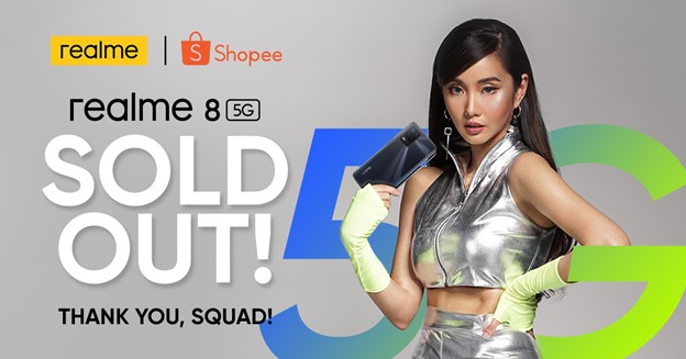 adobotech's tweet photo. realme reached yet another milestone with its mid-range 5G game-changer, It was sold out within the first few hours of its exclusive Shopee launch. @Realme_PH
#Adobotech #realmePH #realme85G #CaptureInfinitywith8Series #CaptureInfinitePossibilitieswith5G
https://t.co/vOM2GFzlKD https://t.co/TpRZ7ipNL7