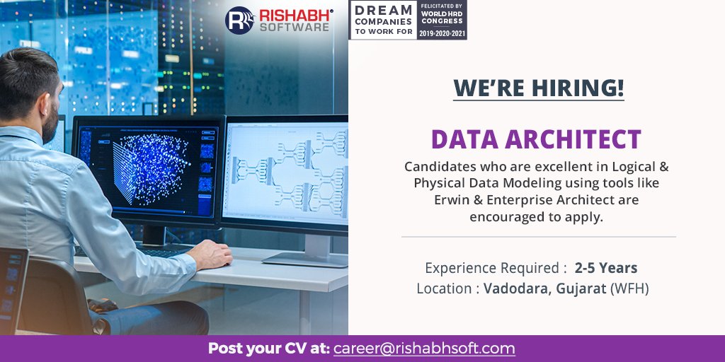 RishabhSoft's tweet photo. Rishabh Software is looking to hire exceptional Data Architects to drive its Analytics & Big Data Projects. If you can build & test physical data models to meet performance goals, mail your CV at career@rishabhsoft.com #remotejobs #hiring #bigdata #datarchitect https://t.co/MzCsFsj0rD