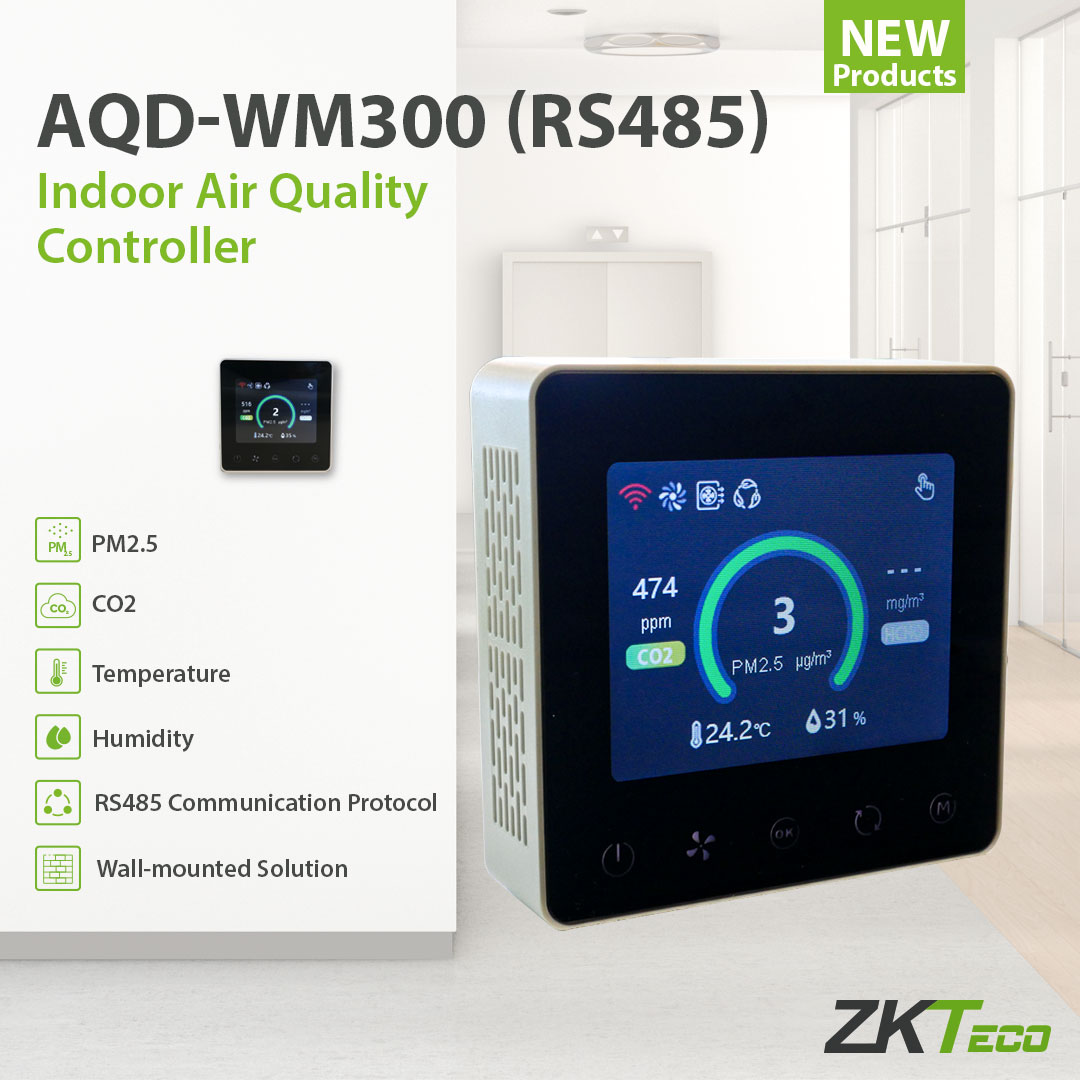 ZKTeco_Europe's tweet image. ZKTeco #CO2 sensors with #ZKBioSecurity optimize ventilation within enclosed spaces and help create healthier indoor environments. The new solution allows ventilation systems to be controlled by the amount of CO2 present in a room. Here is how → zcu.io/uV5C?utm_sourc… Social