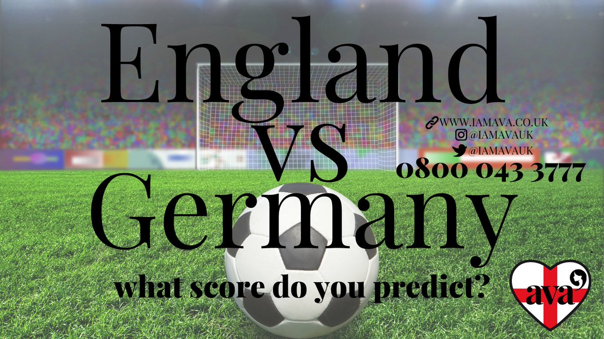 It's coming home!
What are your predictions for tonight's score on the England V Germany game? 
Comment below... #euros #football #England #ItsComingHome #iamavauk