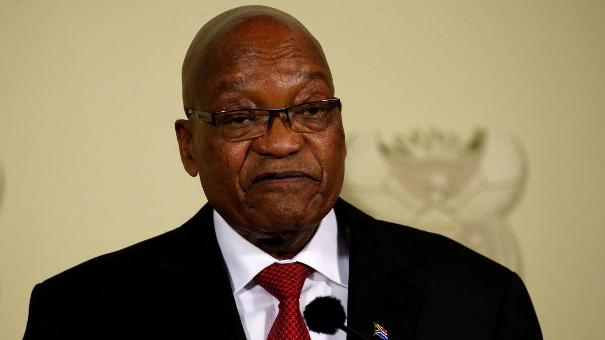 جنوب أفريقيا إدانة الرئيس السابق جاكوب زوما بالسجن 15 شهرا بتهمة تحقير المحكمة