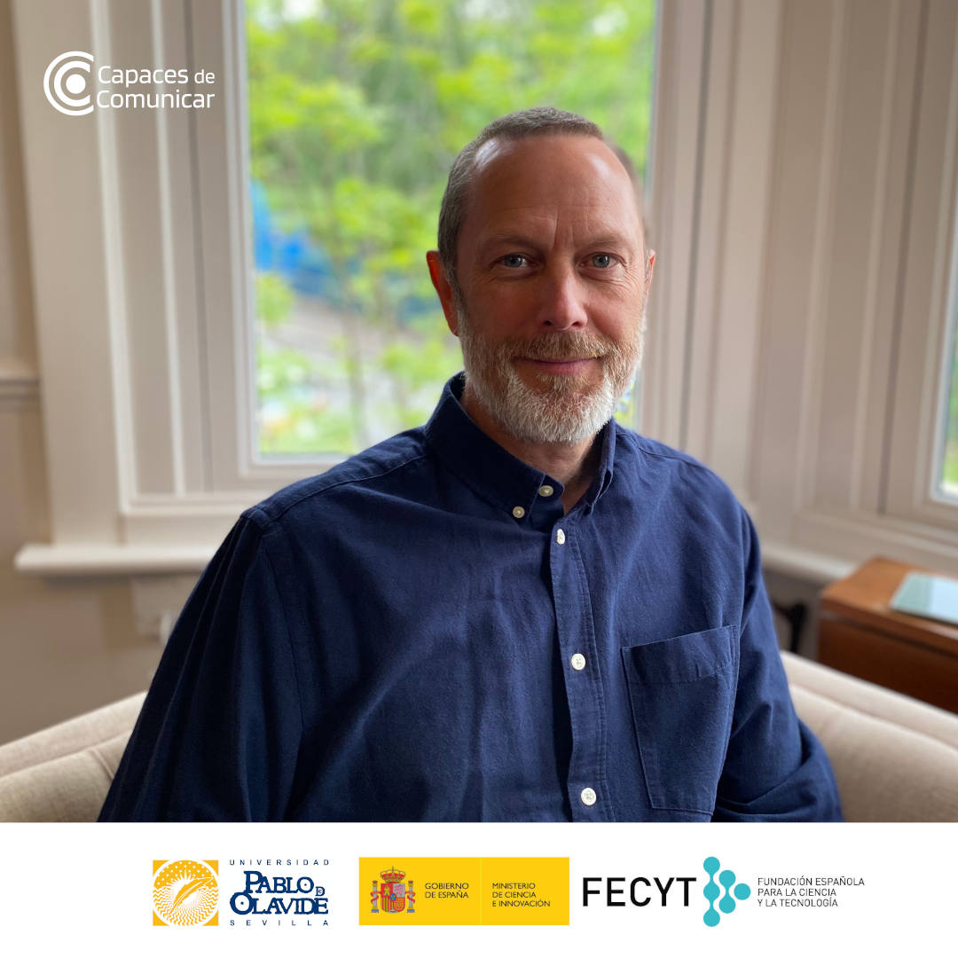 comintrad's tweet photo. El Dr Michael Clarke, logopeda y profesor titular en University College London, es un referente en el aprendizaje por mirada para niños con discapacidad motórica grave y sin habla.

#capacesdecomunicar https://t.co/WfC7CaypZ5