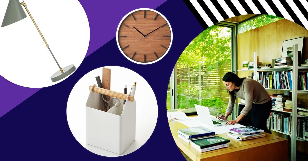 Telemundo's tweet photo. Complementa tu espacio de home office con tan solo añadir una alfombra, reloj, lámpara, cojín, agenda y otros accesorios para trabajar con estilo.
#ShopTelemundo https://t.co/bDkU3Cp7yg