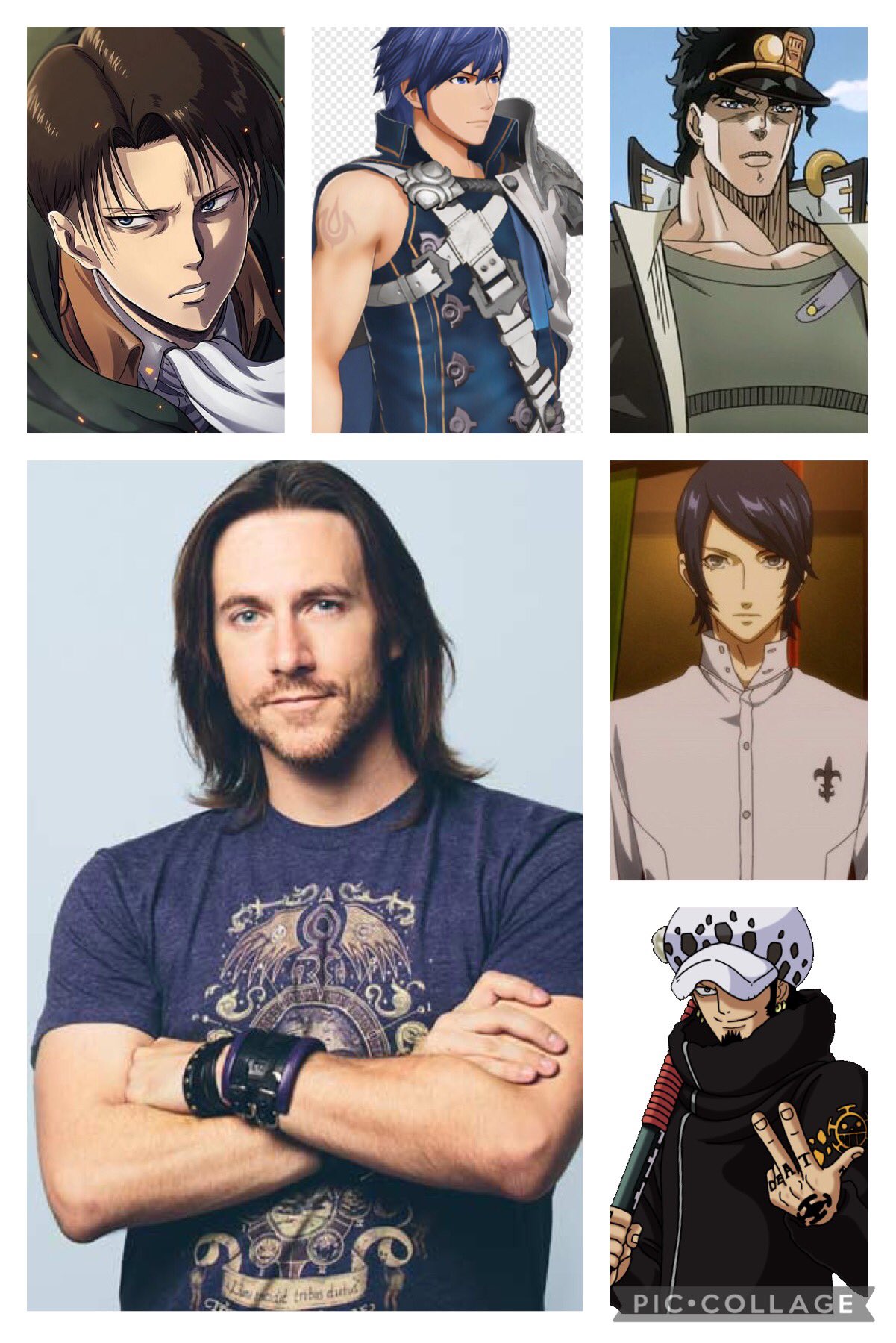 Levi as Chrom (Fire Emblem Awakening) both characters voiced by Matthew  Mercer in English, Attack on Titan / Shingeki No Kyojin