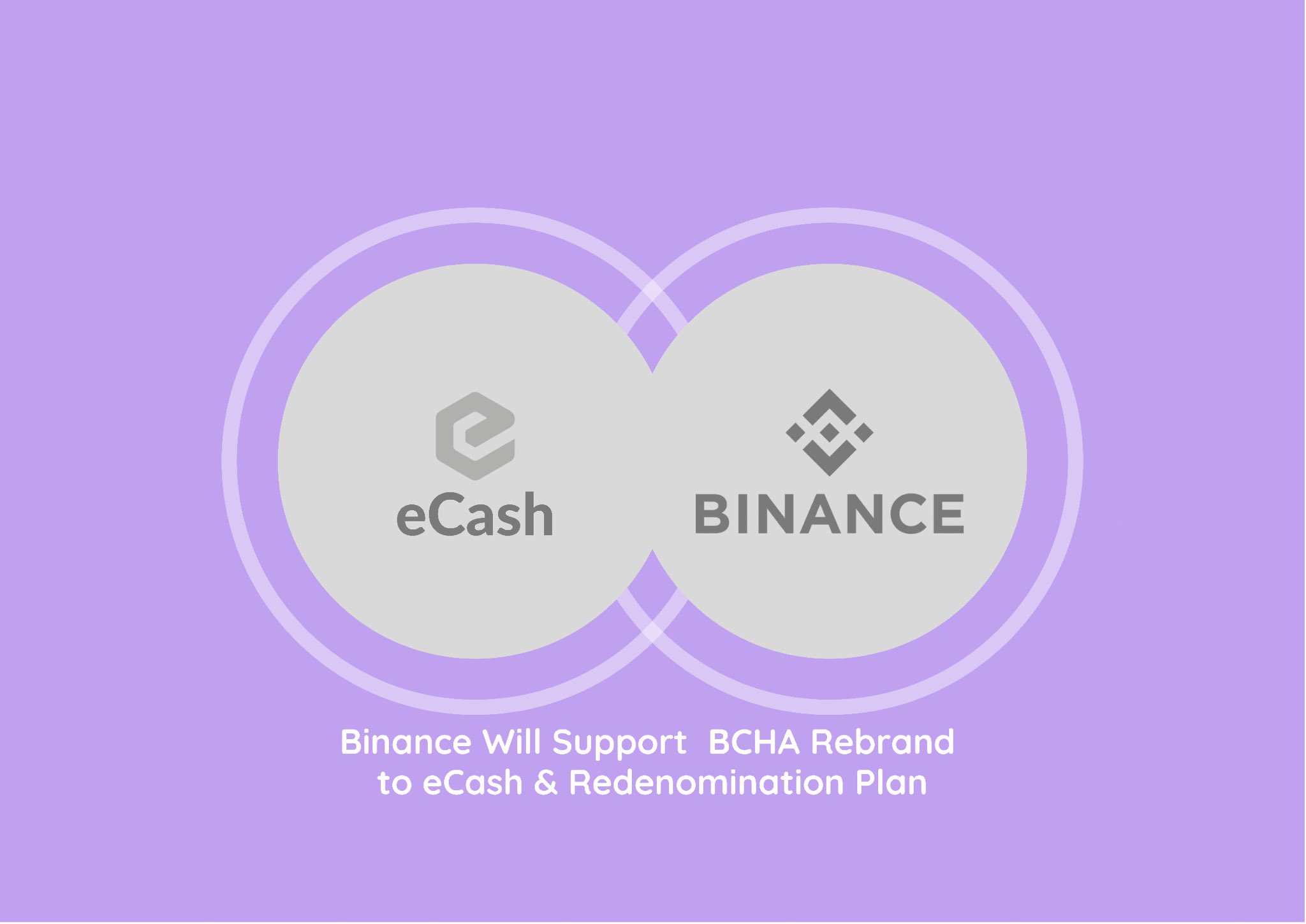 Ecash On Twitter Binance Will Support The Bitcoin Cash Abc Bcha Rebrand To Ecash Xec Redenomination Plan Ecash Thanks To Cz Binance Https T Co Hujxxeotwi