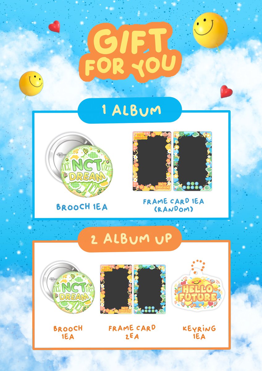itmdiary's tweet image. RT สุ่มแจก 1 บั้ม

pre 💝 #NCTDREAM - hello future รอบ event

• ราคา  300฿ (มัดจำ150฿)
• รับทั้งแกะ เลือกการ์ด / ไม่แกะ
• ค่าส่ง 50 ต่อไป+10 / มีนัดรับสยาม
• ราคานี้เก็บรอบเดียว รวมภาษีแล้ว

สนใจกรอกฟอร์ม🌈 forms.gle/BAKdx4nJxJAgdN…

#ตลาดนัดnct #ตลาดนัดnctdream