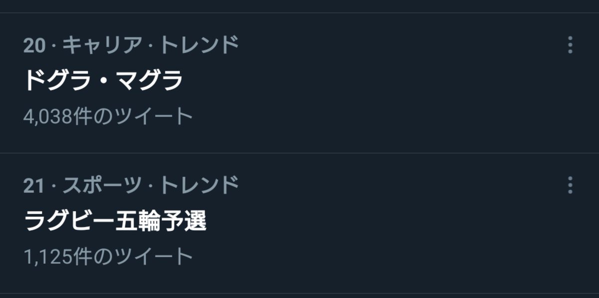 チャカポコチャカポコ Twitterのトレンドに ドグラ マグラ が出現するもなぜトレンド入りしたのかがわからずに正気を疑う皆さま Togetter チャカポコチャカポコ Twitterのトレンドに ドグラ マグラ が出現するもなぜトレンド入りしたのかがわからずに正気を疑う皆さま Togetter