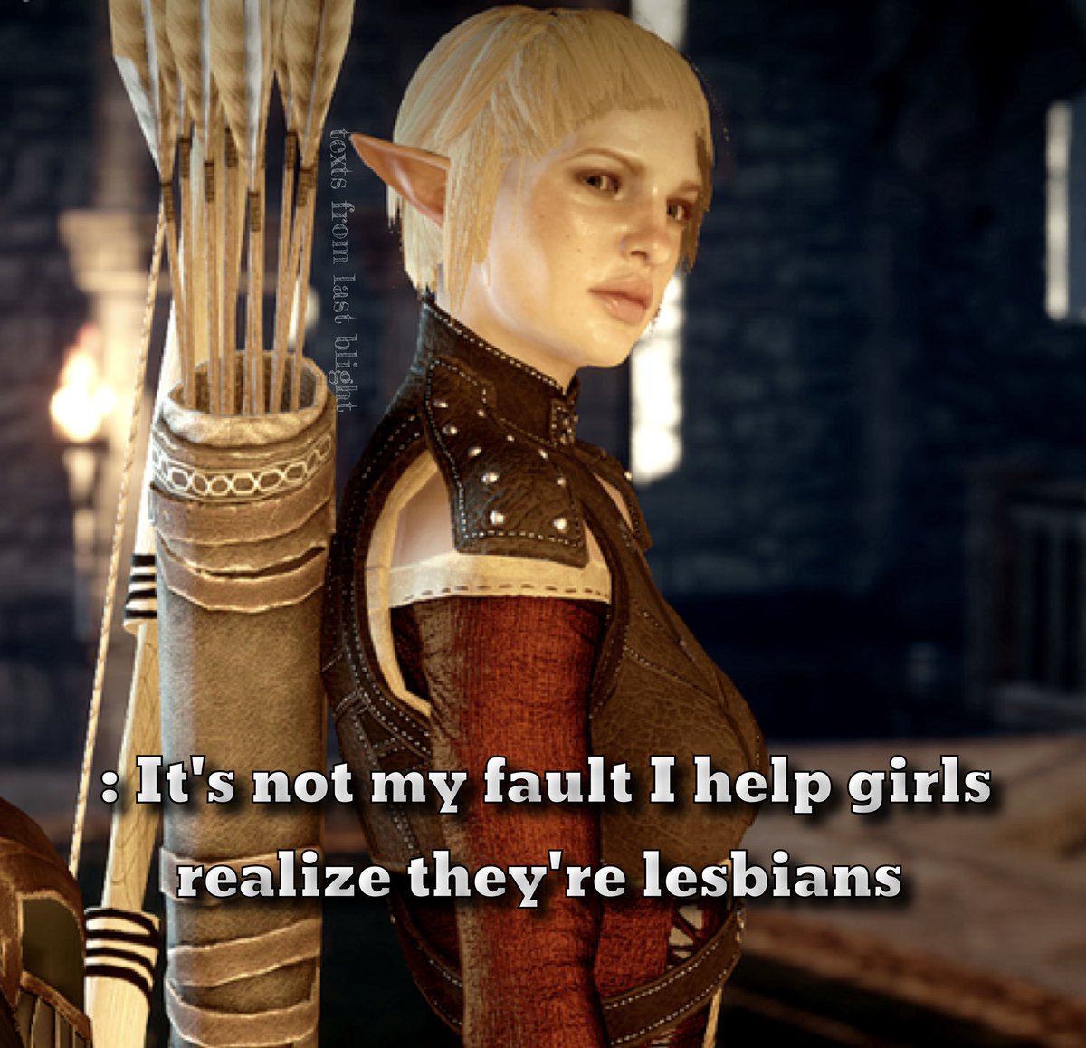 #dragonage #dragonageinquisition #dragonageorigins #dragonage2 #dragonagememes #textsfromlastnight #textfromlastblight #tfln