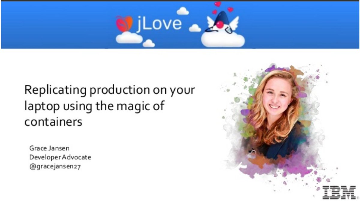 What an awesome conference <a href="/jloveconf/">jLove - JVM festival, free, June 25th - 26th</a> was last week! For those who attendeed my session last Friday, the slides are now available here: slideshare.net/GraceJansen/jl…