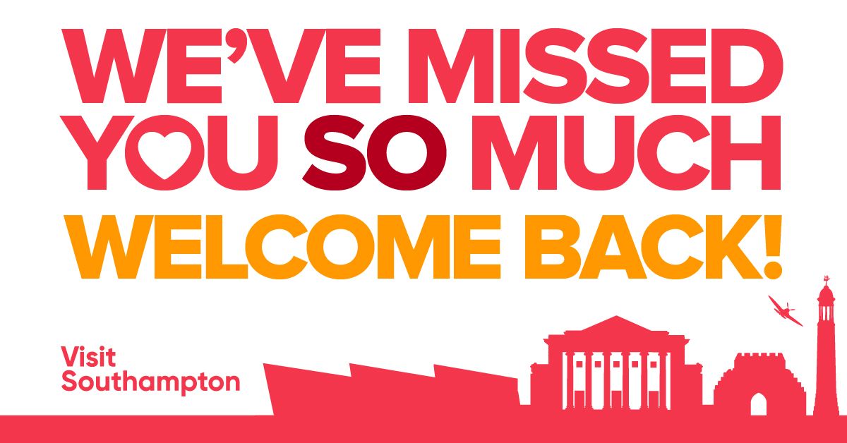 VisitSoton's tweet photo. Southampton is open and ready for you! There is SO much to see and do in the city, from shopping and dining to visiting our cultural and leisure venues. For inspiration for things to do, travel advice and safety information head here👉 https://t.co/AGb12DsMD3 #OurSouthampton https://t.co/7OiFy0sfHF
