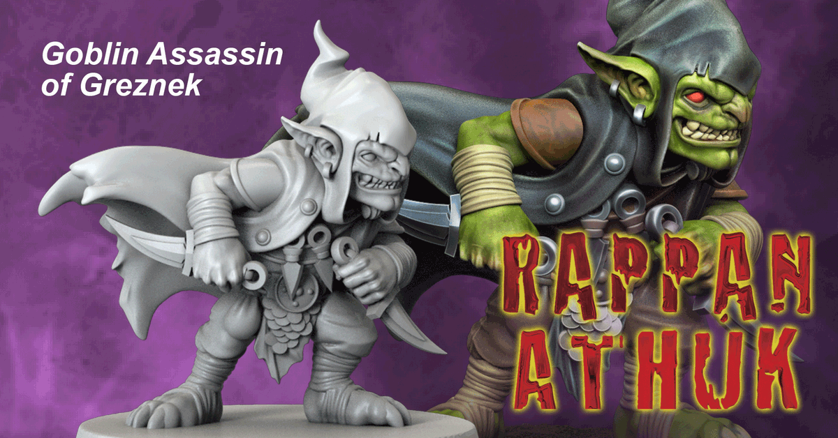 Rappan Athuk Miniatures
by Next Level Miniatures 

Next Level Miniatures and Frog God Games are excited to announce an upcoming #Kickstarter for the Official Line of Rappan Athuk #miniatures.

The #Kickstarter campaign launches this summer! nextlevelminiatures.com/rappanathuk/?u…

#comingsoon