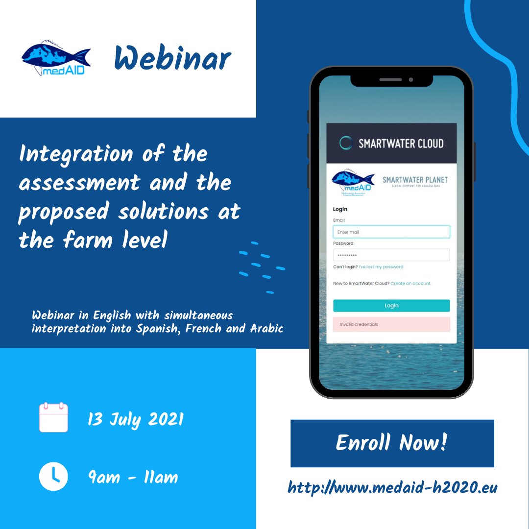 You can register now for our next #freewebinar to learn about the integration of the assessment and the proposed solutions at the farm level
📅 13 July 2021
⏰ 9.00-11.00 am 
medaid-h2020.eu/index.php/webi…