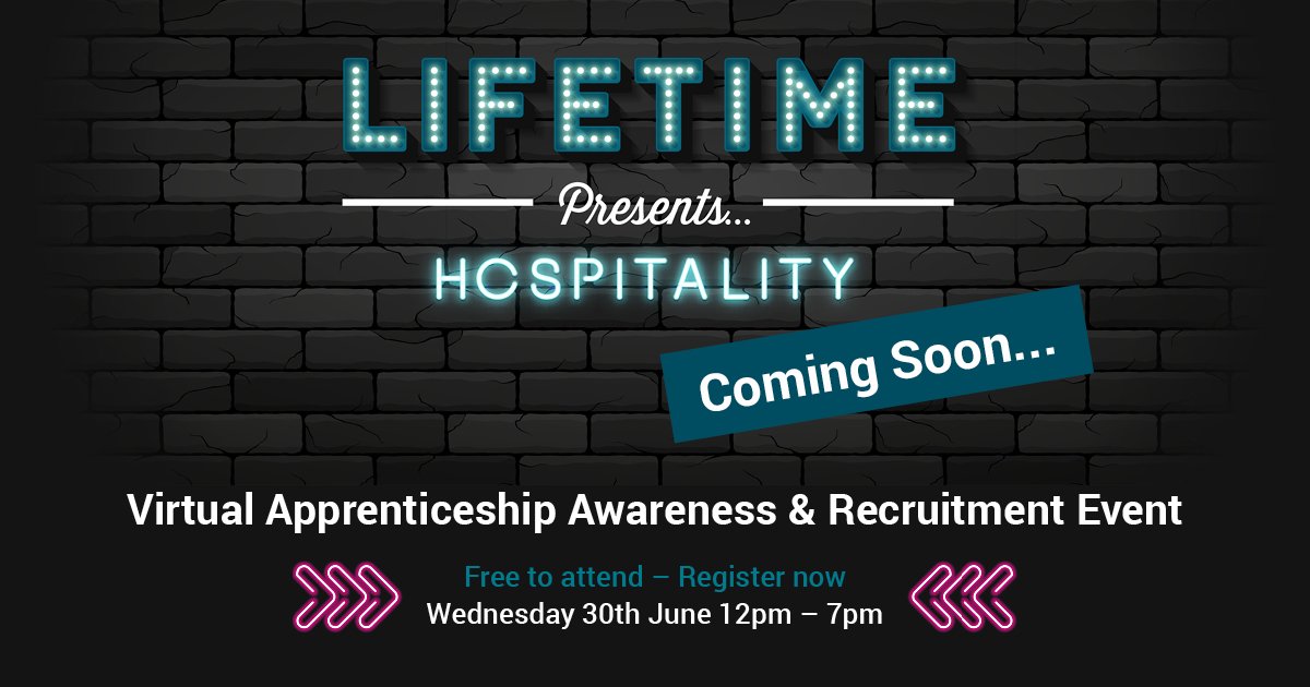 LifetimeCarly's tweet photo. @Lifetime_UK is the UKs largest training provider. Join us tomorrow our virtual hospitality apprenticeship event to learn more about opportunities with #GreeneKing #MandB #Marstons #Whitbread #BourneLeisure #Hilton #JurysInns #KFC #McDonalds
To register https://t.co/cVCHH0Axnc https://t.co/PKsRpsgzu5