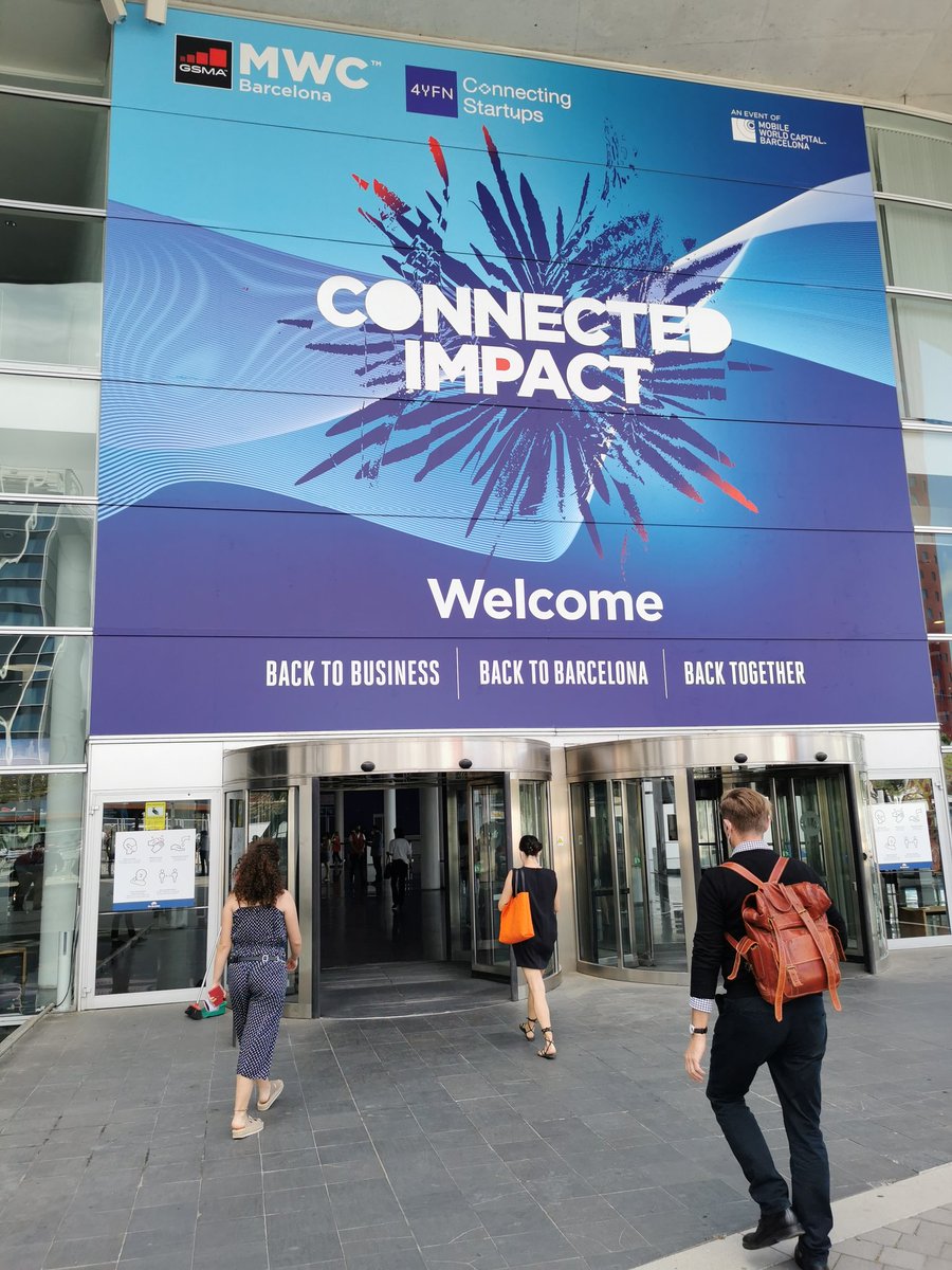 Back to physical ! So good to meet with energized (present and future) partners in vibrant #Barcelona at #MWC21! 
#futureisnow #iot #LoRaWAN #OrbiWAN #Sampols #Edge