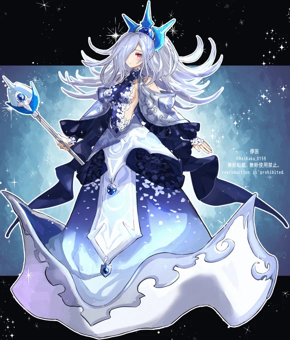 サイレントマジシャンにドレスっぽいのを着せてみたかっただけの絵 #サイレント・マジシャン https://t.co/tfJjXrpWp6 