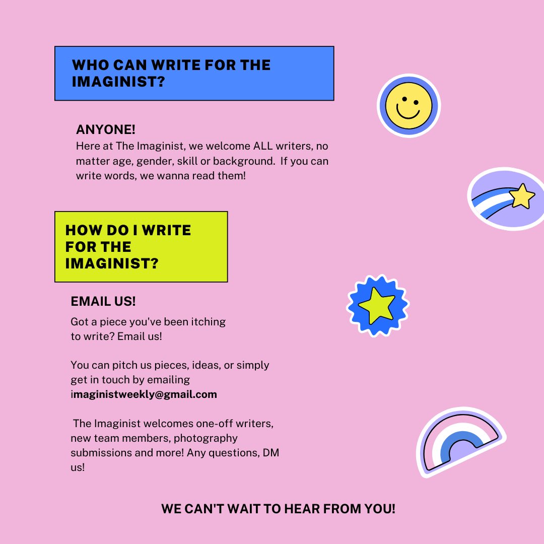 camillascott_'s tweet photo. @imaginistzine is looking for writers! ❤️‍🔥🍒🧸 sound like something you’re interested in? send us an email! https://t.co/K7GrrzsAUY