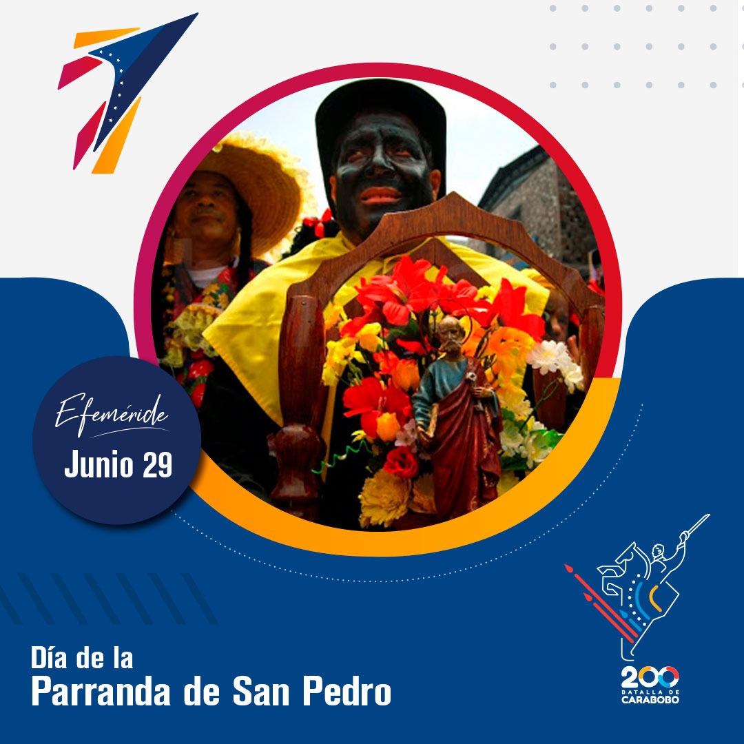 inac_ve's tweet photo. #Efemérides 📆 || Se celebra la Parranda de San Pedro, en la que se venera al santo portador de las llaves del cielo. Esta tradición, declarada Patrimonio Cultural Inmaterial de la Humanidad por la Unesco, se festeja con mayor cariño en Guarenas y Guatire, en el Edo. Miranda. https://t.co/oRVKIOjoh8