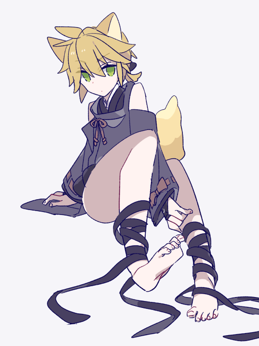鏡音レン 「ほどけた 」|由杞のイラスト
