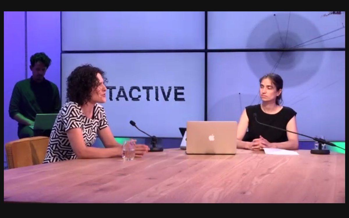 mellamonicolas's tweet photo. #Now! #StefaniaMilan, our main researcher and director of @data_ctive, speaks about the project at @StudioWesthaven! #DatActive https://t.co/B2N4gacqmq