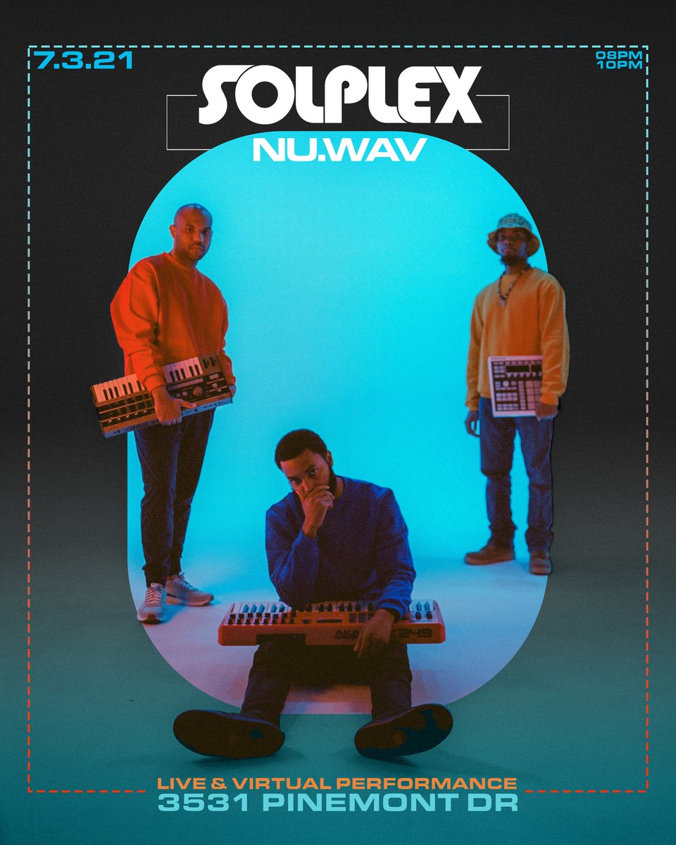 solplexmusic's tweet image. 🌊 Nu.WAV OUT JULY 2ND 🌊 

🏄🏽‍♂️ Virtual Performance JULY 3RD 🏄🏽

📆 Mark your calendar 📆 

#hiphop #Livestream #NewMusic #Houston #art