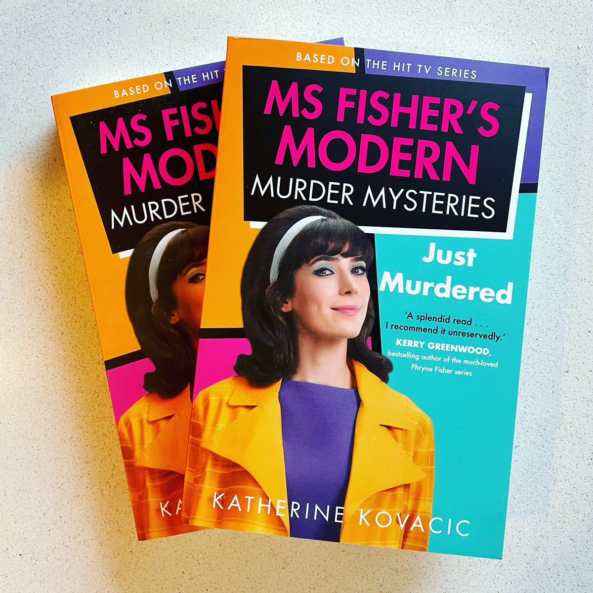 KathKov1's tweet image. Author copies! Thanks @EveryCloud_TV for inviting me into the fabulous world of Peregrine Fisher! @AllenAndUnwin #msfisher #MsFisherMod