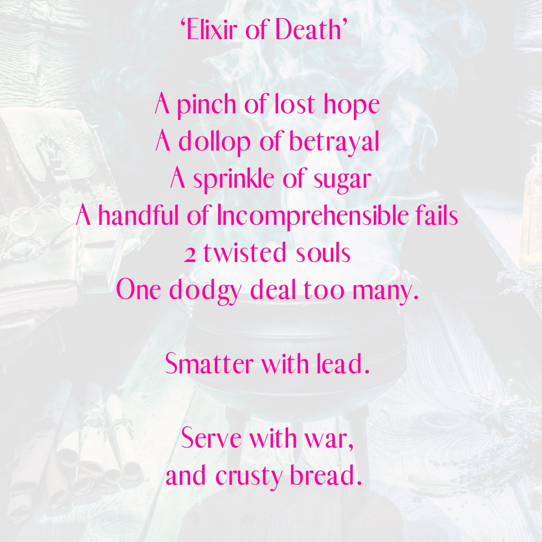 poetryinnit's tweet photo. A recipe for disaster... https://t.co/AZXviwW69f