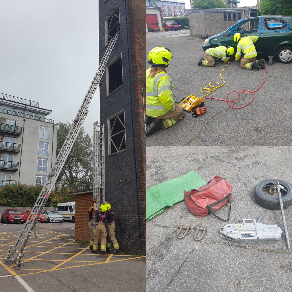 This set saw Green Watch brush up on ladder skills and RTC rescue techniques. It also saw operational incidents, home fire safety visits and business risk based inspections. They'll see you next set for more of the same! #NotJustFires #PreparationIsKey #CommunityFocused