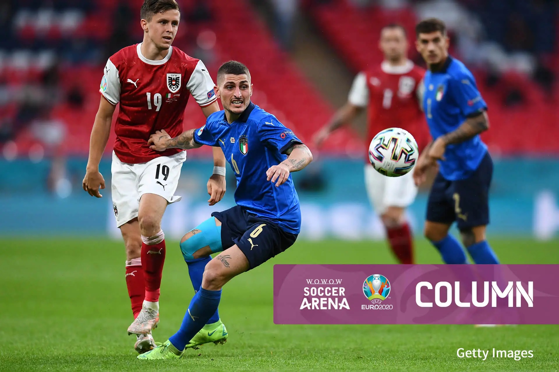 Wowowサッカー 最新euroコラム 優勝したらオーストリアに感謝する ヴェッラッティ起用でイタリアがはまった罠 コラム全文はこちら T Co Es4hkijc7q Wowow サッカーアリーナでは イタリアvsオーストリア戦のマッチ詳細データを公開中