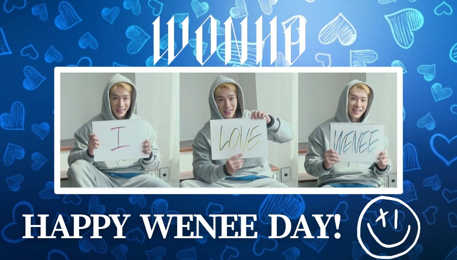WGabiiW's tweet photo. ¡Soy #Wenee!, una persona que es feliz acompañada de #Wonho y muchas Wenee 🥰
A celebrar 🥳 y vamos por muchos años más juntos!

💙♡ HAPPY WENEE DAY ♡💙
 
#오늘_생일인_위니_손
#WeNeedEachOther #WENEEDAY
@official__wonho @official_WH_jp https://t.co/rVBTTXSY8v