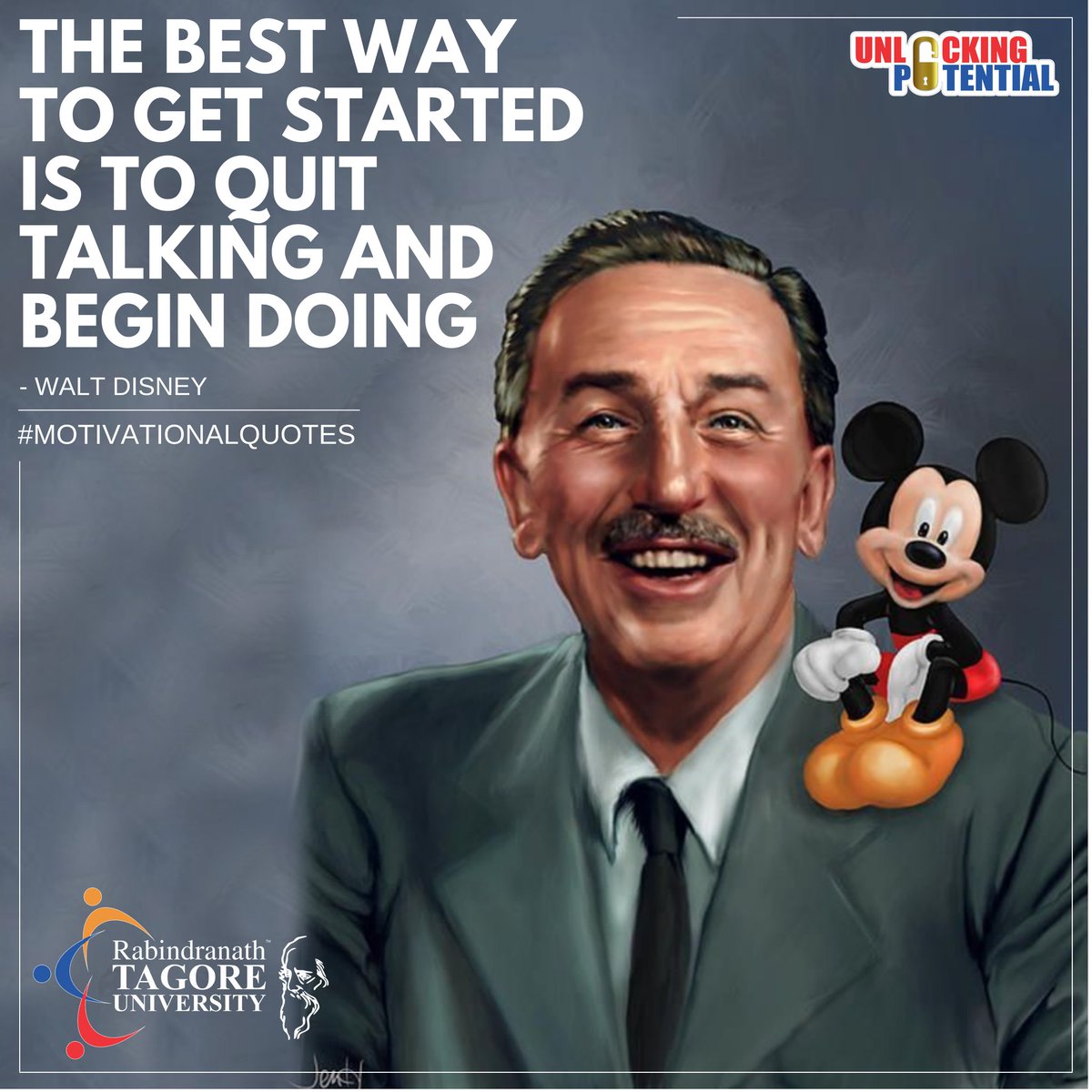 RNTUnivBhopal's tweet photo. We believe in creating history and that’s possible only by doing, as the legend says.
#motivationalquotes #motivation #success #successquotes #successmindset #motivateyourself #focusonyourself #focusonyourgoals #rntu #aisectuniversity @SiddharthAISECT https://t.co/w9s7sUv2JW