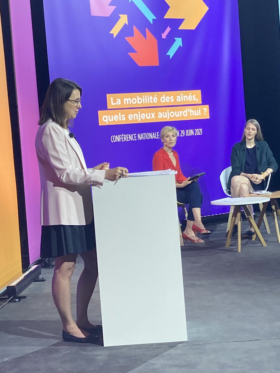 Conférence nationale sur la mobilité des seniors. Heureux de faire partie en tant que maire du comité des parties prenantes. #chapet