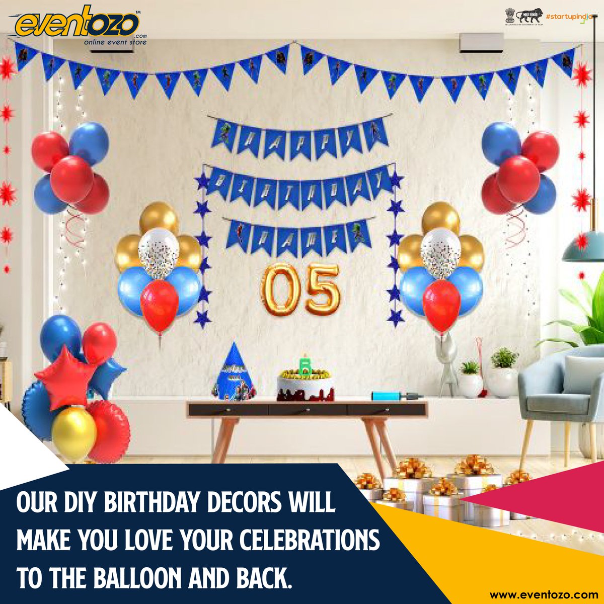 eventozo's tweet photo. Celebrations are all about exploring the decors-sibilities, and our eclectic range of themed ready-to-use birthday décor packages make that a reality. Choosing our products for your parties will turn them into a whoopy!
#diybirthdaydecor #birthday #birthdaypackages https://t.co/QyKpsDn8jE