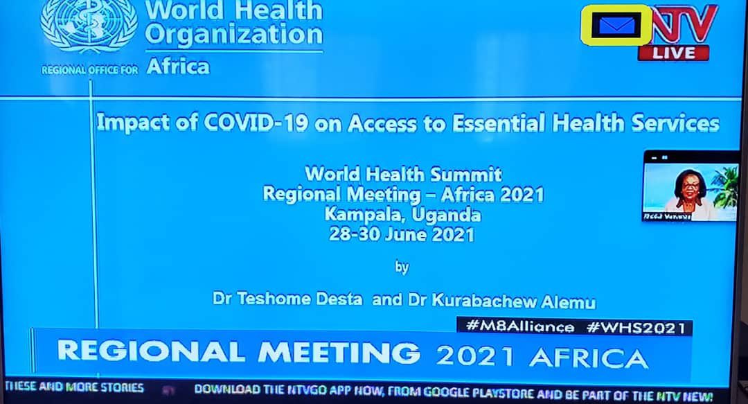 Atuhaire Caroline (@atuhairecarol10) on Twitter photo Tune in now <a href="/ntvuganda/">NTV UGANDA</a> for the regional meeting 2021 discussing the impact of Covid-19 on access to essential health services by Dr Teshome
#WHSKampala Tune in now <a href="/ntvuganda/">NTV UGANDA</a> for the regional meeting 2021 discussing the impact of Covid-19 on access to essential health services by Dr Teshome
#WHSKampala