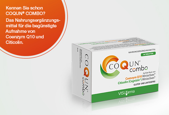 VisufarmaD's tweet photo. Kennen Sie schon COQUN® combo? 
Das #Nahrungsergänzungsmittel begünstigt die Aufnahme von Coenzym Q10 und Citicolin und erhöht die Plasmakonzentration von Coenzym Q10 um ca. 70 %. 

https://t.co/YNN8chyX9p https://t.co/x9FYuxi5SW