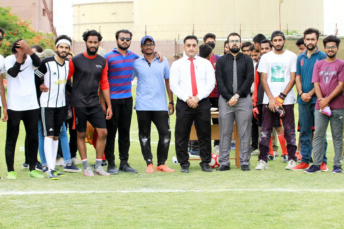 SHUPakistan's tweet photo. SHU Intra University Futsal -2021
A big Congratulations to all the players and winners of SHU Intra University Futsal -2021.
Thanks to all the participants for showing great strength, teamwork and determination!
#SHU #Futsal #SportSociety #StudentAffairs #LifeatSHU https://t.co/f6xbqzxAxn