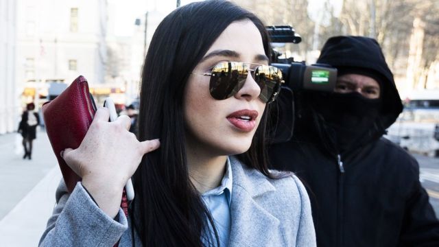 This is Emma Modesta Coronel Aispuro, wife of the imprisoned drugs baron,