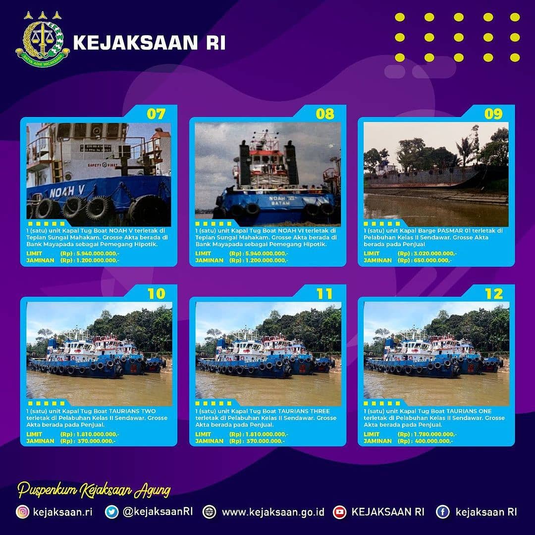 kejaribangka's tweet photo. #repost @kejaksaan.ri
Jangan lupa ya sobat , apa yang disampaiakan @duodm lelang 17 Kapal ini daftar barang nya . dont Miss it #lelang #djkn #infolelang #info #kapal #ship #baranglelang #pusaypemulihanaset https://t.co/q98DAvZZa2