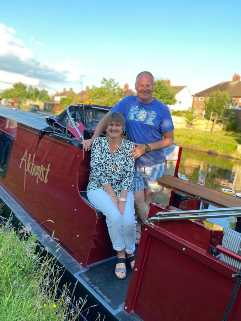 ‘Alchemist’ moored at Stockton Heath on her maiden voyage. No doubt ‘She’s a Bickerstaffe’