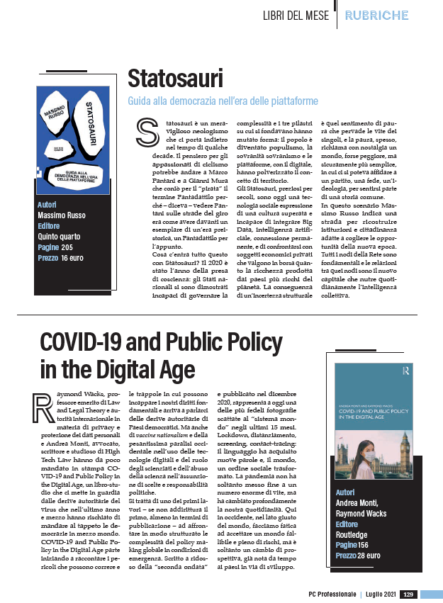 AnonimoQuadraro's tweet photo. Sul @PCprofessionale ci interroghiamo sul senso delle persone davanti all'intelligenza artificiale (@LuissLUP). Introduciamo gli #Statosauri (@quintoquartoed) partendo dal "Pantadattilo" di Gianni Mura e poi un interessante approfondimento su Covid e digital age. 
In edicola 👇 https://t.co/ICQz1x0NDC