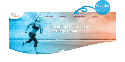 Website launch! Hy2Care, the platform where we provide information about our unique injectable hydrogel for natural #cartilagerepair. Originally developed by <a href="/utwenteEN/">University of Twente (inactive)</a> which led to the founding of #hy2care bit.ly/3jjZ7Tk  
#orthotwitter #kneesurgeon #academictwitter