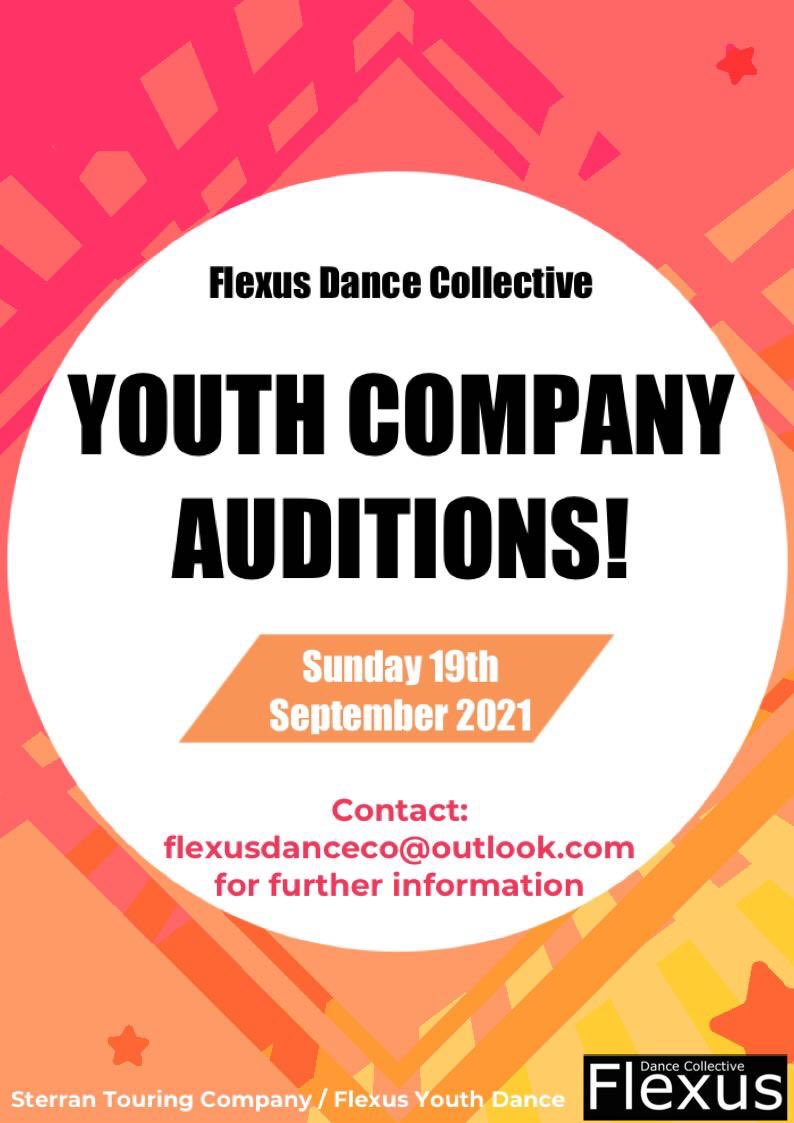 AUDITIONS‼️
📢Call our for Youth Dancers 11-21 years to be part of our highly reputable Youth Companies for 2021-2022 🤩
➡️ contact flexusdanceco@outlook.com for further info &amp; application form.
#flexusdanceco #opportunities #nurture #performance #training #FlexusFamily #passion