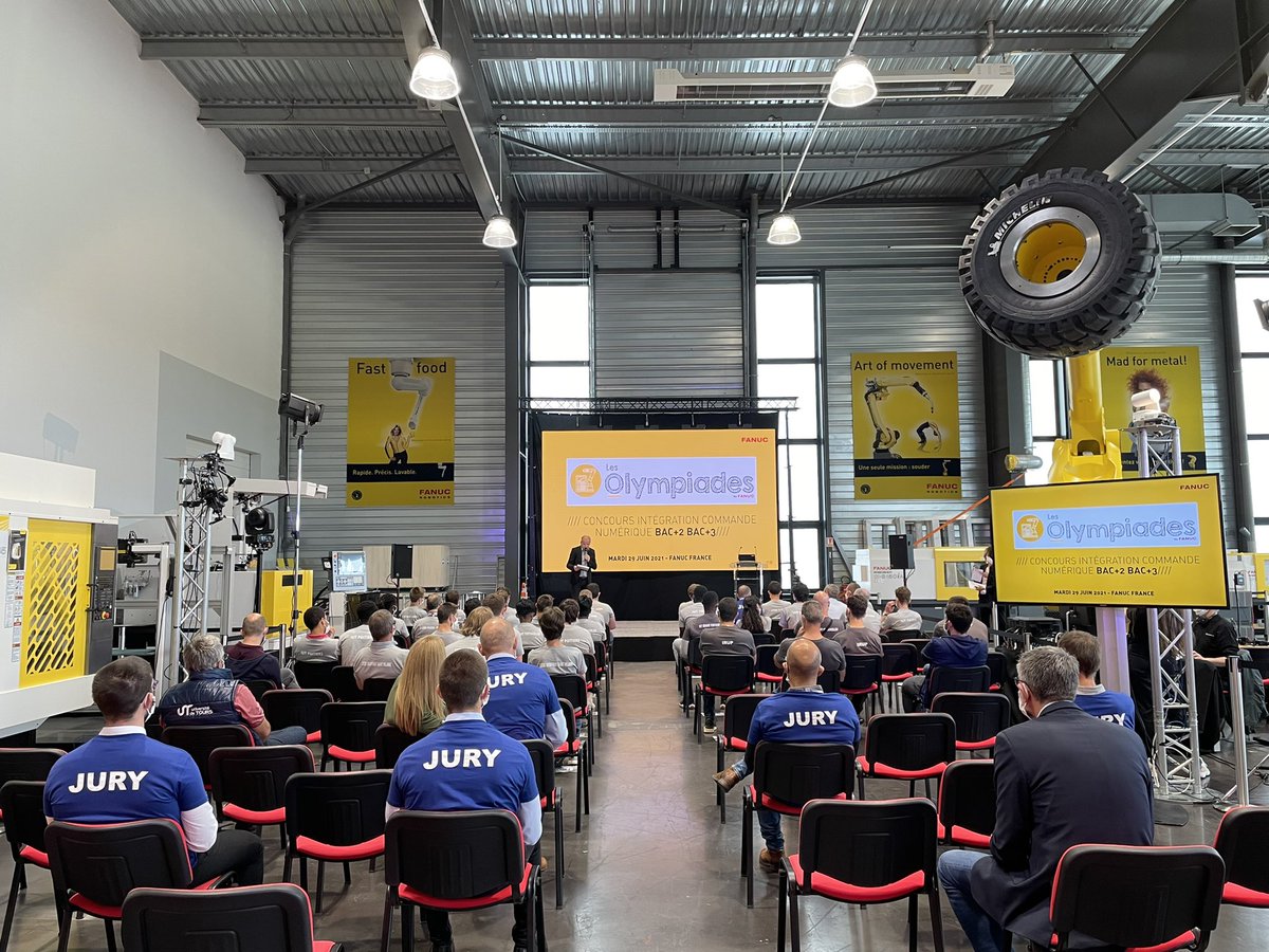 FANUCFrance's tweet photo. C’est parti pour le Concours Intégration Commande Numérique (Niveau Bac+2 et Bac+3) #fanuc #olympiadesfanuc #commandenumerique https://t.co/oS33I3KpmS