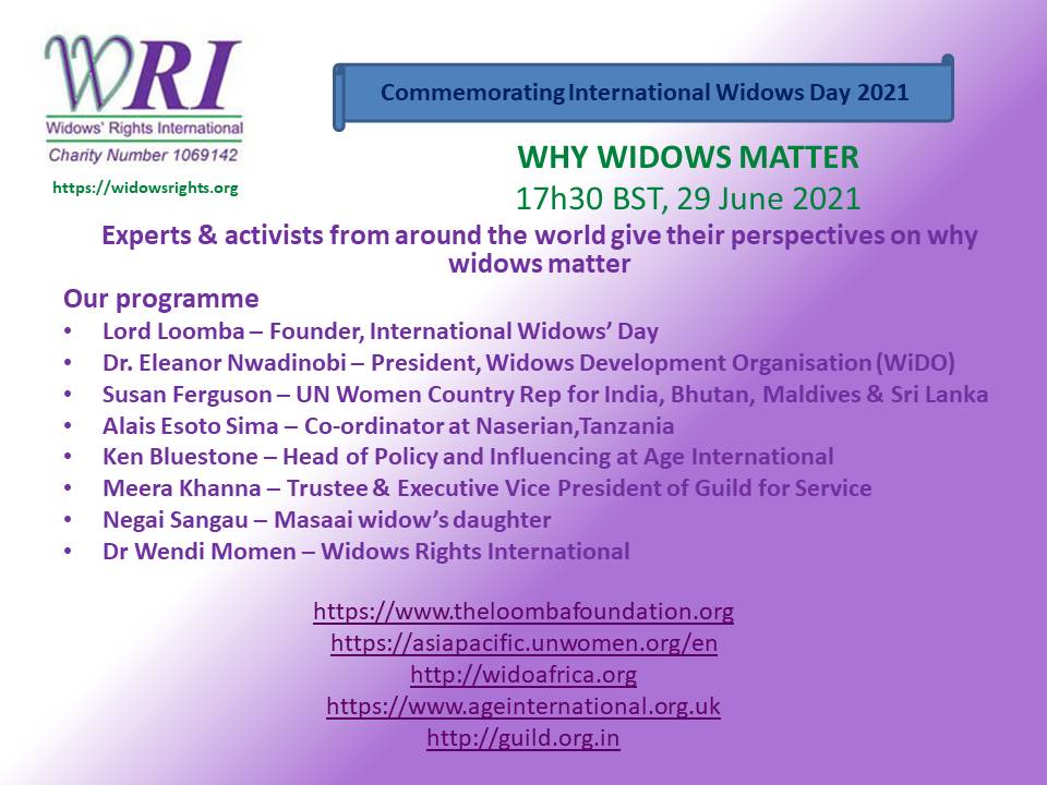 WidowsRightsInt'l tweet media